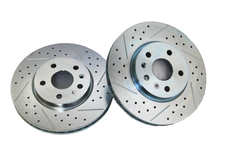 Buick LaCrosse Brake Rotors (2) - Front - Baer Brakes - Claw Performance - Zinc-Plated - `10-`13